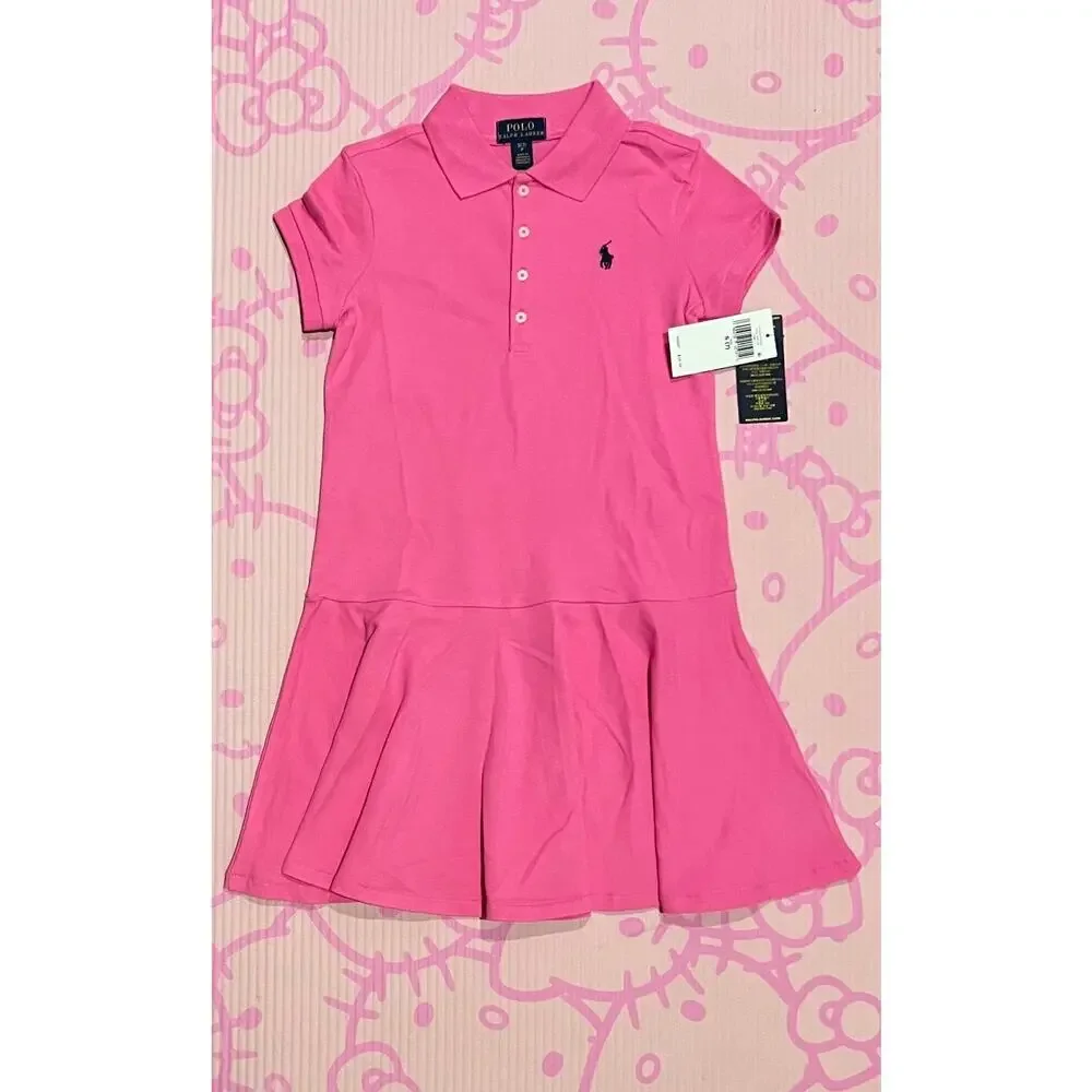 NWT❤️Polo Ralph Lauren Girls Cotton dress szS